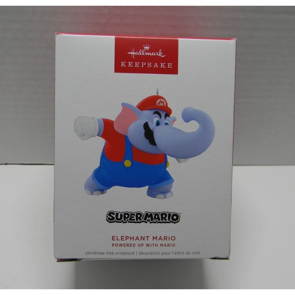 Super Mario Elephant Mario Hallmark Keepsake Christmas Ornament NIP
